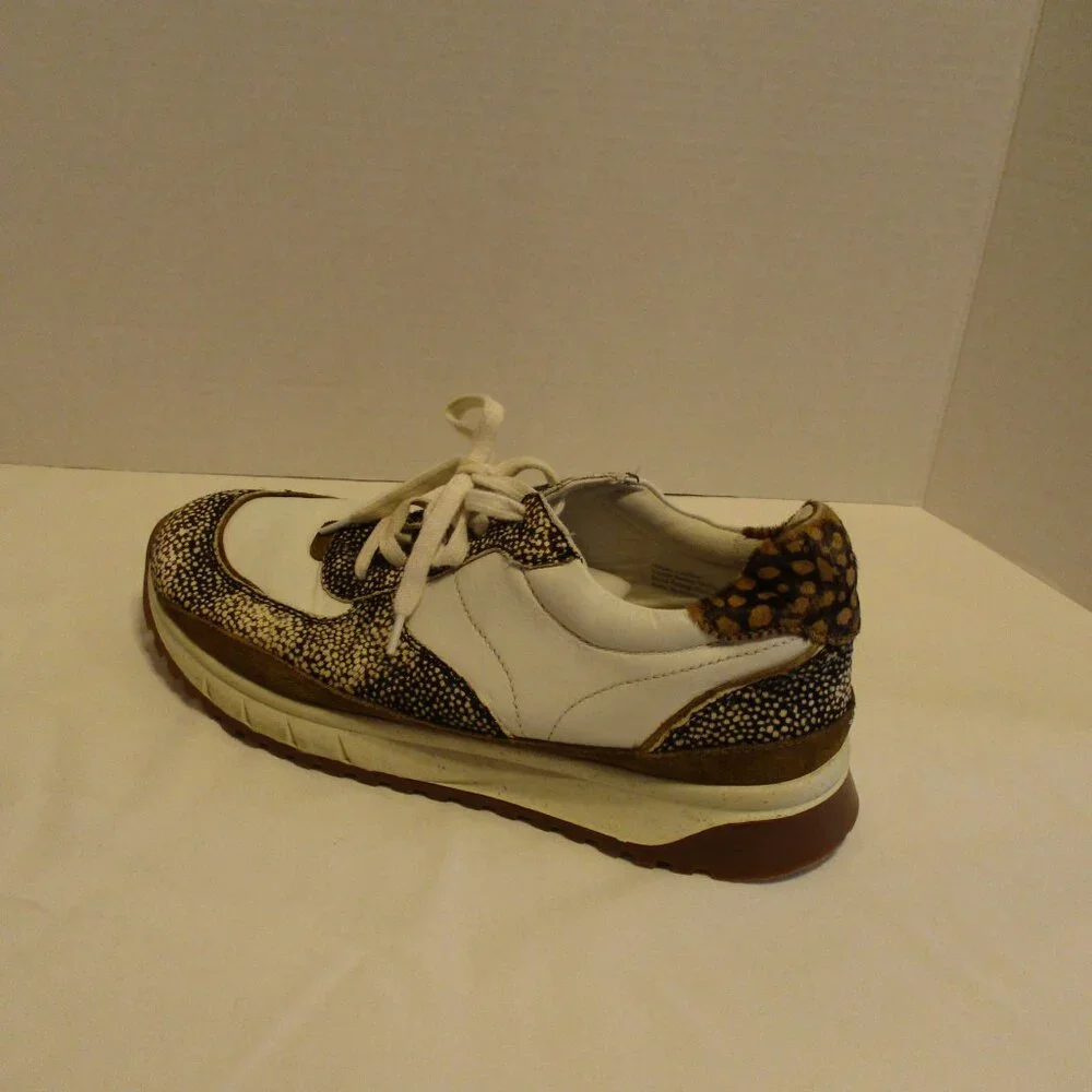 Madewell Shoes Woman Size 10 Black Cream Brown White Outdoors Walking Shoes